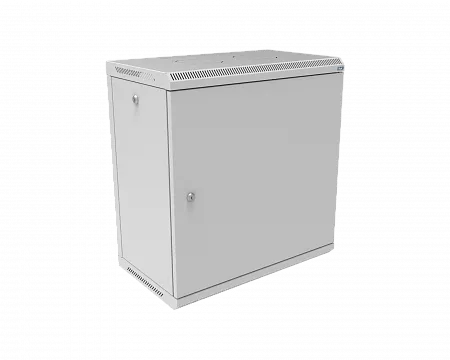 Шкаф телекоммуникационный настенный разборный МИКсистем 19" Keys 12U 600x350  дверь металл серый