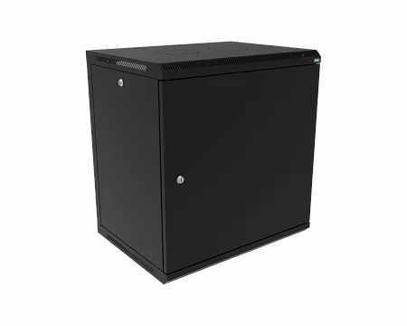 Шкаф телекоммуникационный настенный разборный МИКсистем 19" Keys 12U 600x450  дверь металл черный