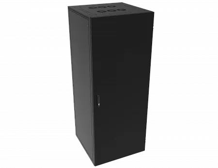 Шкаф телекоммуникационный напольный МИКсистем серия ECO+ 19" 42U 800*800 дверь металл черный