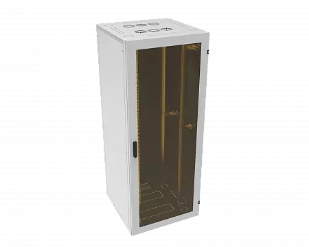 Шкаф телекоммуникационный напольный МИКсистем серия ECO+ 19" 36U 800*800 дверь стекло серый