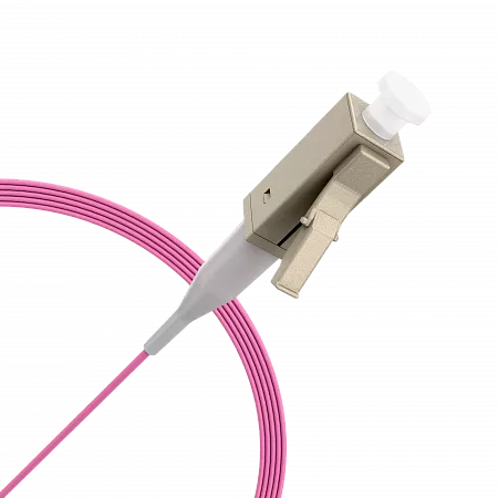 Шнур оптический монтажный (пигтейл) LANMIR многомодовый MM 50/125 OM4 LC/UPC LSZH нг(А)-HF 1.5 м