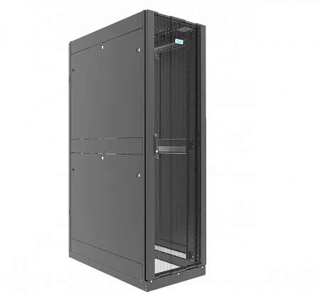 Шкаф напольный серверный МИКсистем серия PRO 19" 42U 600*600 перфорация 2 створки/перфорация