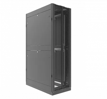 Шкаф напольный серверный МИКсистем серия PRO 19" 42U 600x1070 перфорация 2 створки/перфорация 2 створки