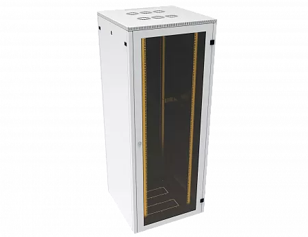 Шкаф телекоммуникационный напольный МИКсистем 19" серия ECO-L 42U 800*800 дверь стекло серый